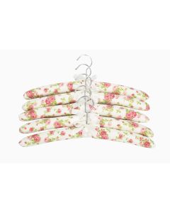 Padded Coat Hangers PK5 - Rose