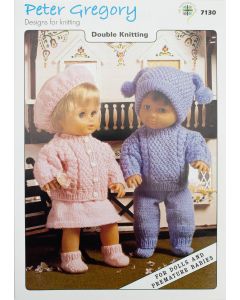 Pattern: For Dolls & Premature Babies Two Piece