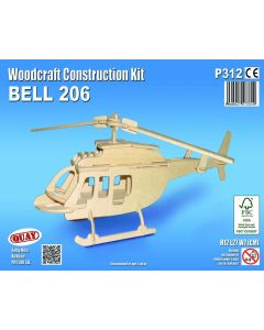 Wooden Construction Kit: Bell 206