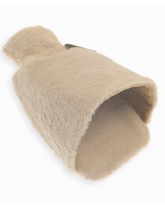 Foot Hot Water Bottle Faux Fur - Natural