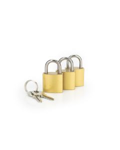 3pc Padlock Set 20mm