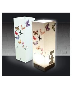 Shadow Lamp - Girl with Butterflies