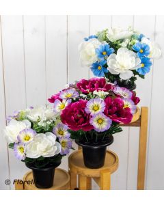 Cosmos & Peony Gravepot