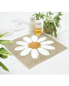 Flower Shower Mat - Natural