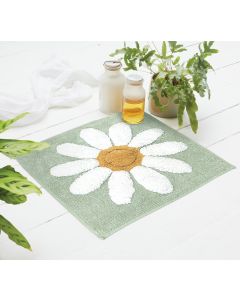 Flower Shower Mat - Teal