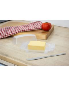 Clear Butter Dish With Lid