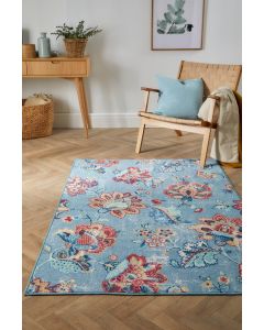 Keats Washable Rug - Blue 