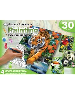 Painting by Numbers - 4 Designs Jungle