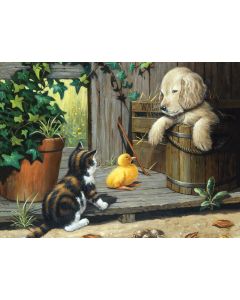 Painting By Numbers -Three Buddies