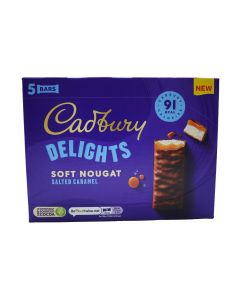 Cadbury Delights Soft Nougat Salted Caramel 5PK