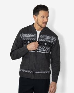 Men's Zip Cardigan with Pockets