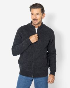 Mens Soft Fleece Lined Knit Jacket