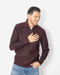 Men’s 1/4 Zip Fleece Lined Sweater