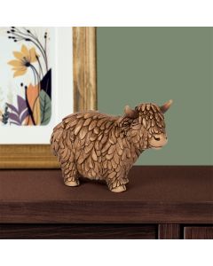 Hughie Highland Cow Ornament 