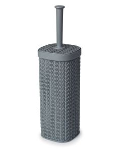 Lace Toilet Brush Grey