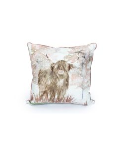 Hanson Highland Cow Filled Cushion
