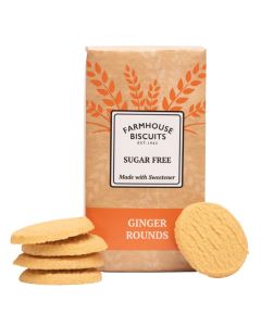 Sugar Free Biscuits 150g - Ginger Rounds