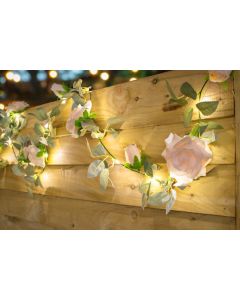 Solar LED Rose Garland 
