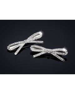 Bow Hair Clips - Pk2