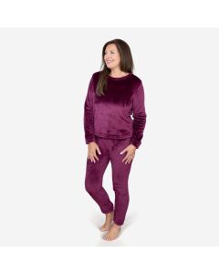 Ladies Plush Fleece Pyjamas