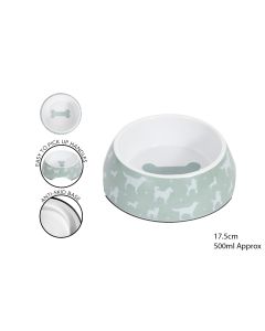 Dog Print Pet Bowl 