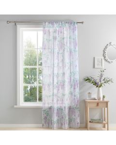 Wisteria Lilac Voile Curtain
