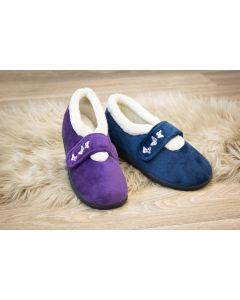 Matilda- Extra Wide Fastening Slipper