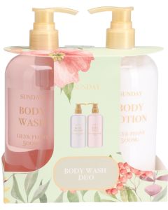 2pc Bath Gift Set Body Wash / Lotion
