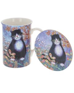 Mug & Coaster Set - Penny Gaj Black Cat                   