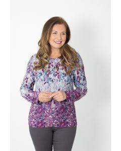 Warm Handle Top- Magenta