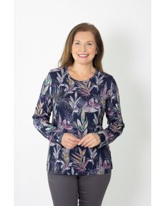Warm Handle Top - Navy