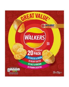 Walkers Crisps Classic 20 Pack