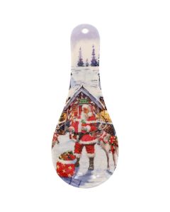 Teabag Tidy & Spoon Rest - Santa