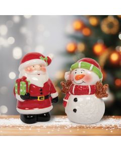 Salt & Pepper - Santa & Snowman 