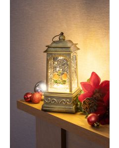 Robin Water Spinner Lantern 21cm