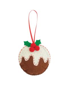 Felt Decoration - Christmas Pudding