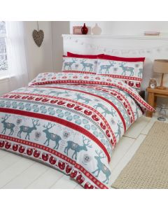Christmas duvet Set - Scandi Red