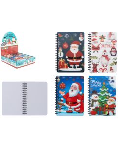 Lenticula Xmas Spiral Notepad - Set of 2