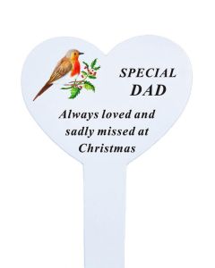 Christmas Robin Stake - Dad