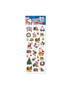Christmas Stickers - Trees & Asst/Stockings