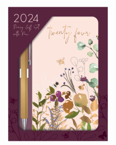 2024 Diary & Pen - Botanical