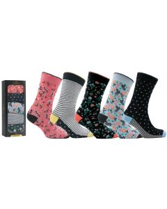 Ladies Socks In A Box