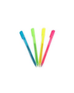 Neon Gel Pens Pk4
