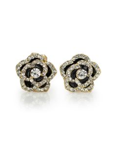 Flower-Design Earrings
