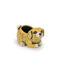 Cement Planter Puppy Dog