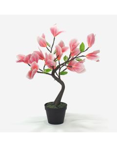 B/O Pink Lily Tree Lamp