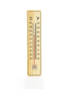 Wall Thermometer - Beech