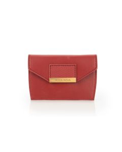 Red Engraved Logo Purse