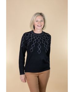Ladies Fine Knit with Sequins