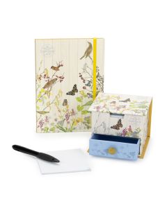 Notebook & Memo Cube - Catkin Grove
